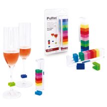 Pulltex Weinglasmarker Farbig - 10 Stück